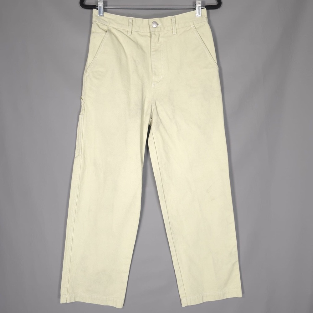 OBEY HARDWORK CARPENTER DENIM Pants Straight Cotton Elastic Waist Men’s Size 26‎